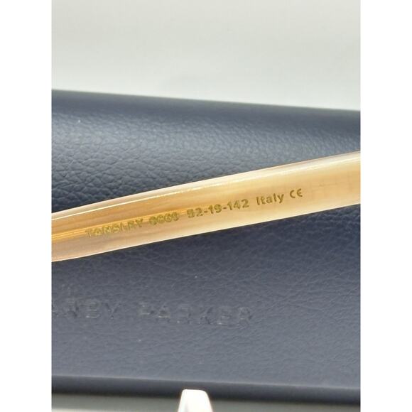 Warby Parker Yansley Sunglasses Translucent Beige Brown Lenses 52-19-142 main image 9